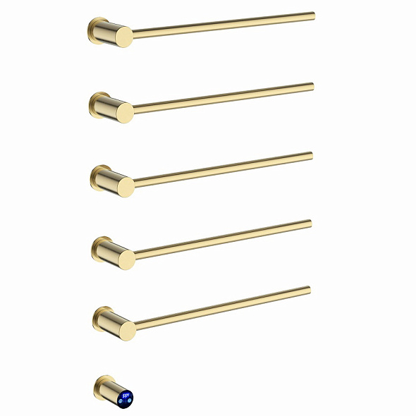 Полотенцесушитель Terminus Аккорд 80х50, электрический, золото матовое