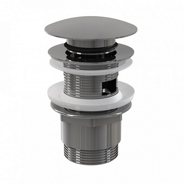 Донный клапан AlcaPlast A390, Click-Clack, 5/4", хром