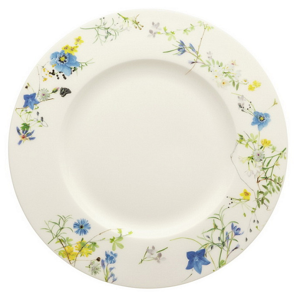 Тарелка салатная Brillance Fleurs des Alpes 23 см