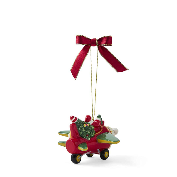 Елочная игрушка Spode Christmas Tree Ornaments "Самолет" 6,5 см
