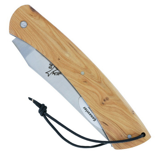 Нож карманный складывающийся Camembert 11 см, ручка - можжевельник