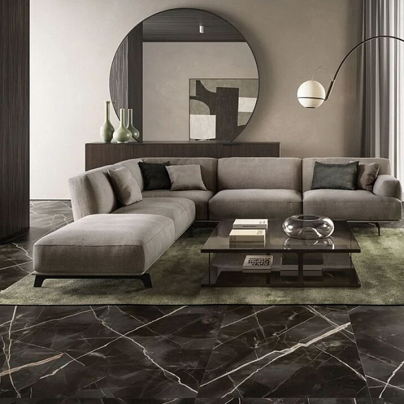 Керамогранит Italon Stellaris 60х120 Naturale, Absolut Black, 9 мм