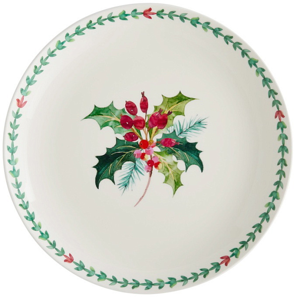 Тарелка столовая Botanic Garden Christmas Holly 27,5 см