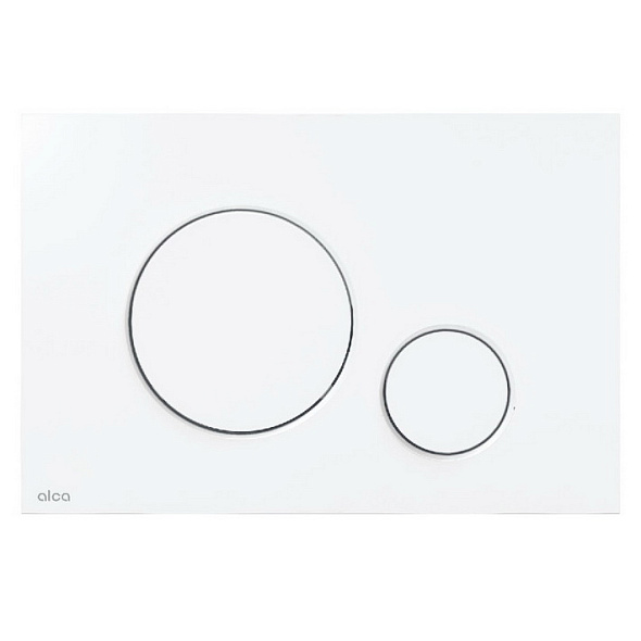 Панель смыва Alca Thin M676, белый матовый