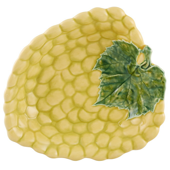 Тарелка глубокая Uvas 22,5х22 см, желтая