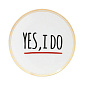 Блюдце "Yes, I do" La Tavola Scomposta 17 см