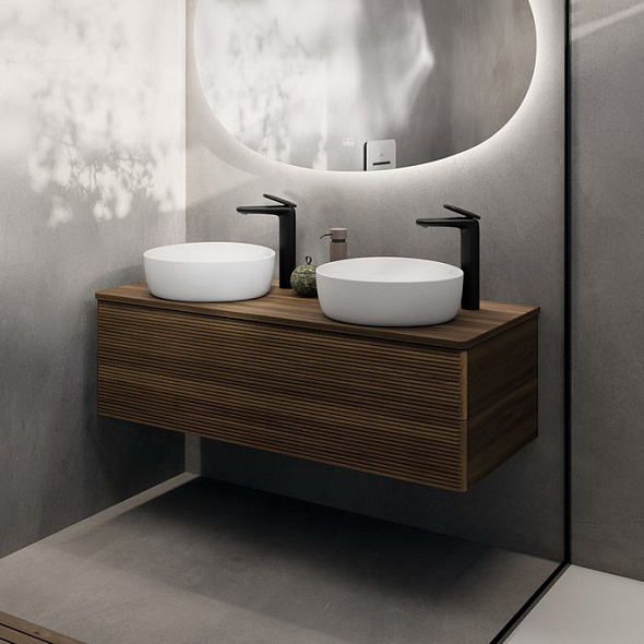 Раковина накладная Villeroy & Boch Antao 40х40, CeramicPlus, 4A7240RW, из TitanCeram, Stone White