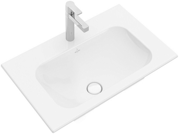 Раковина накладная Villeroy & Boch Finion 80х50 416481R1, CeramicPlus