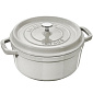 Кокот круглый La Cocotte 24 см / 3,8 л, цвет белый трюфель