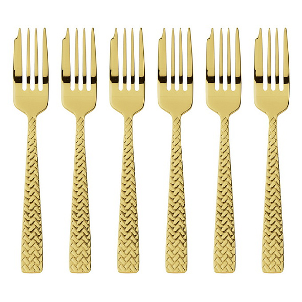 Набор вилок десертных Cortina Gold, 6 шт