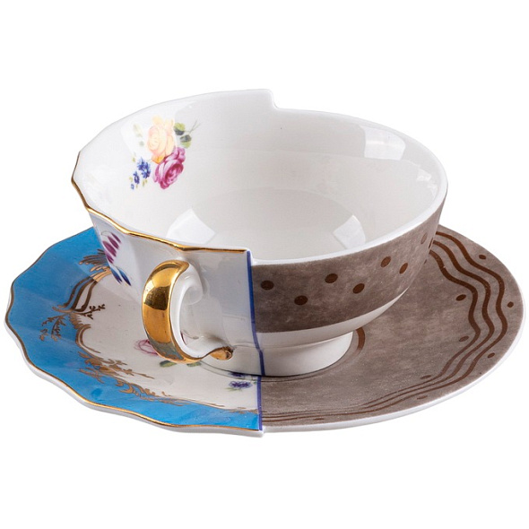 Чашка чайная с блюдцем Kerma Hybrid