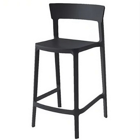 Стул полубарный Calligaris Skin Matt Black