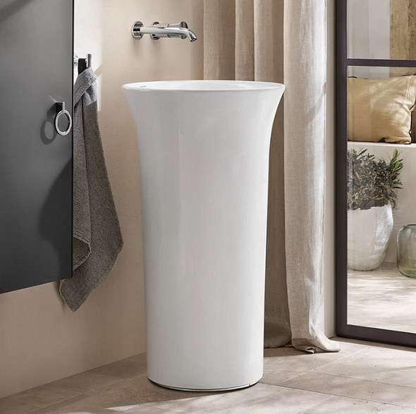 Раковина Duravit White Tulip 50х50, белая