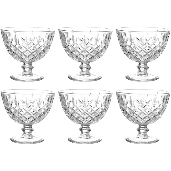 Набор бокалов для десерта Glassy 280 мл, 6 шт