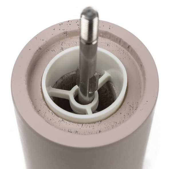 Мельница для соли Boreal 12 см, розовая