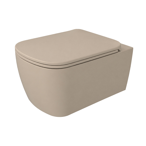 Унитаз подвесной Flaminia Play, 52x36, Argilla