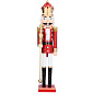 Фигурка "Щелкунчик с посохом" 61 см, цвет красный/белый/золотой