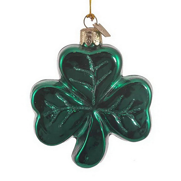 Новогодняя игрушка "Клевер" 8,3 см