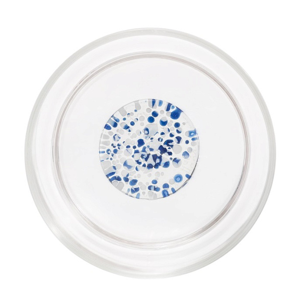 Стакан Teca Terrazzo 350 мл, синий/белый