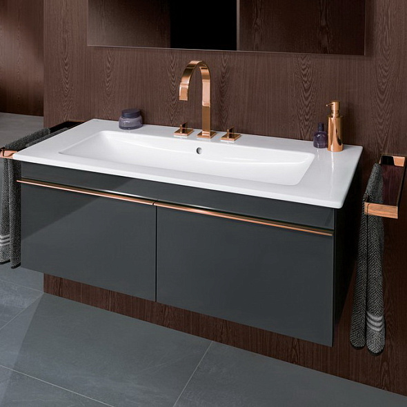 Раковина подвесная Villeroy & Boch Venticello 120х50, CeramicPlus, 4104CLR1