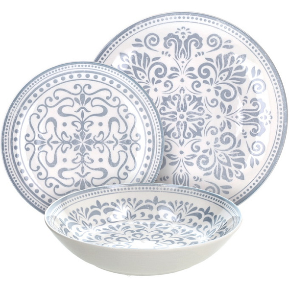 Набор посуды на 6 персон Madison Arabesque, 18 предметов