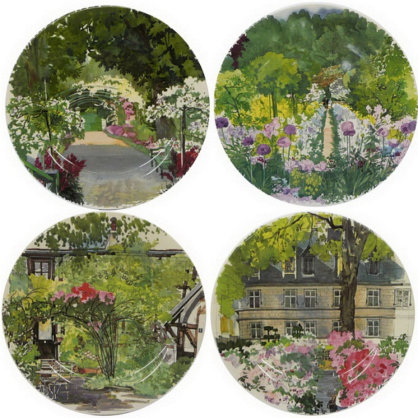 Набор тарелок для хлеба Paris a giverny 16,5 см, 4 шт