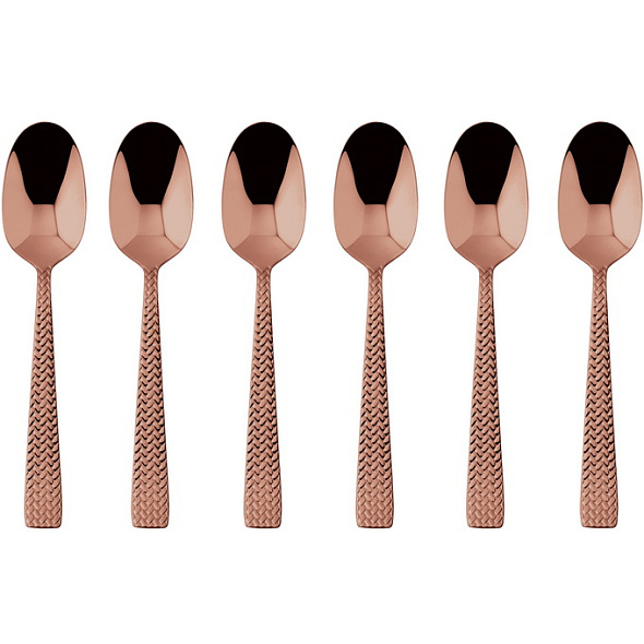 Набор ложек кофейных Cortina Copper, 6 шт