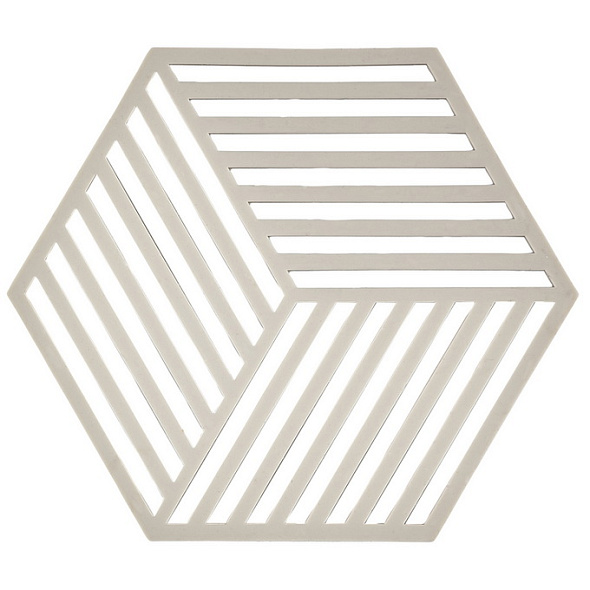 Подставка-шестигранник Hexagon 14х16 см, цвет светло-серый