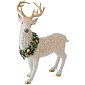 Фигурка "Олень в рождественском венке" 33,5х43 см