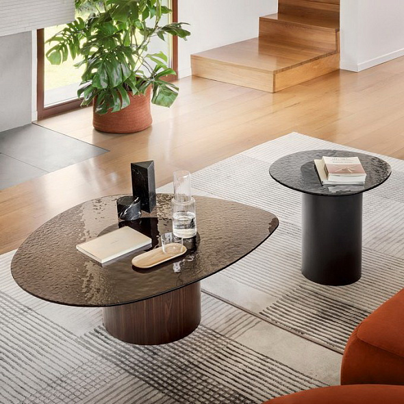 Стол журнальный Calligaris Mushroom 52х47, Smoke Grey
