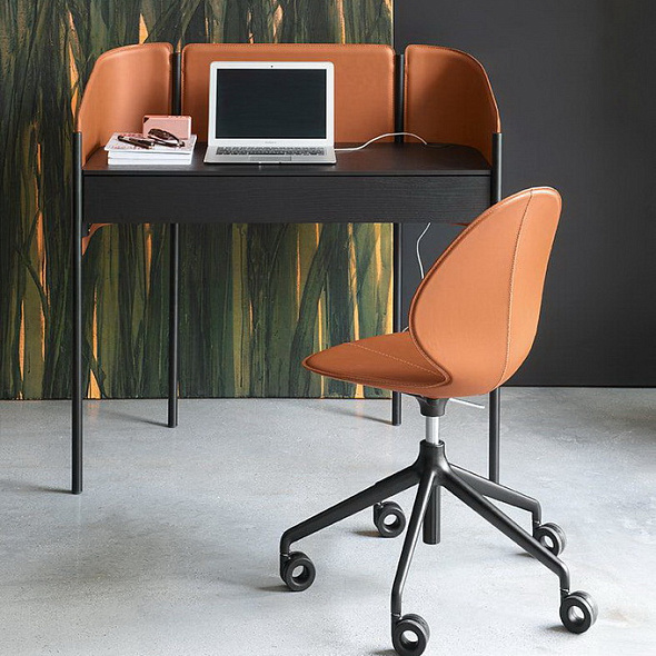 Стол письменный Calligaris Biblio 104х53, Matt Black