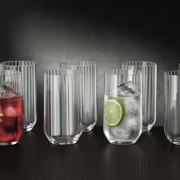 Набор бокалов лонгдринк Linear 445 мл, 8 шт