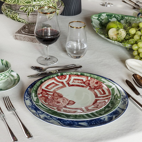 Тарелка салатная The Meaning 23 см, красная