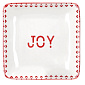 Блюдо квадратное Joy 18х18 см, красное