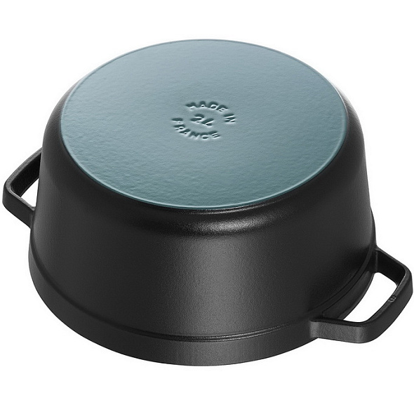 Кокот круглый La Cocotte 28 см / 6,7 л, черный матовый