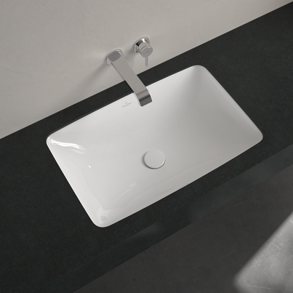 Раковина встраиваемая Villeroy & Boch Loop & Friends 62х38, CeramicPlus, 4A5800R1, из TitanCeram