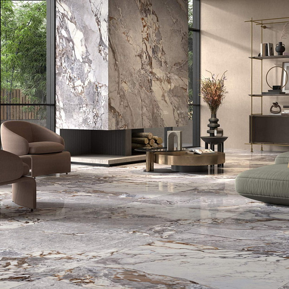 Керамогранит La Faenza Aesthetica 120х278 LP, Unico Grey, 6,5 мм