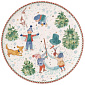 Тарелка салатная Christmas games 22 см