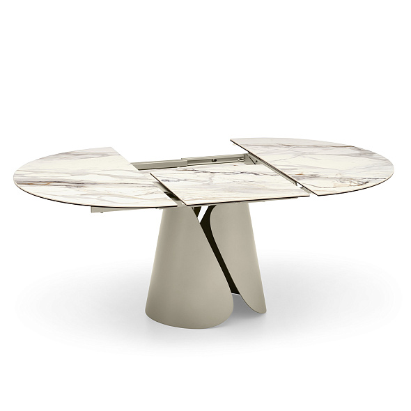 Стол Calligaris Tango 125(184)х125 CS4170, Calacatta Paonazzo