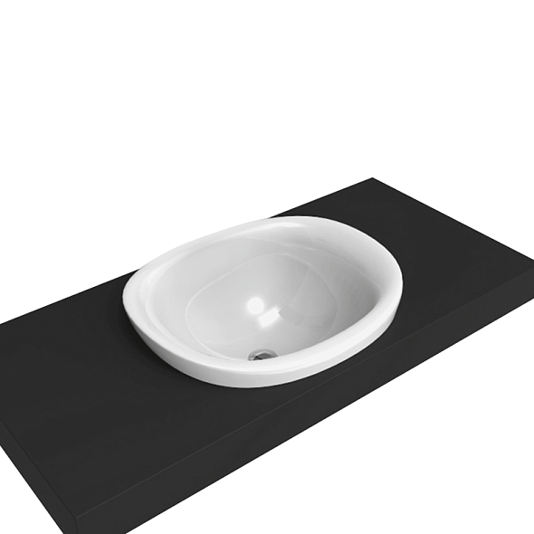 Раковина встраиваемая Flaminia IO 60x50 IO4260, белая