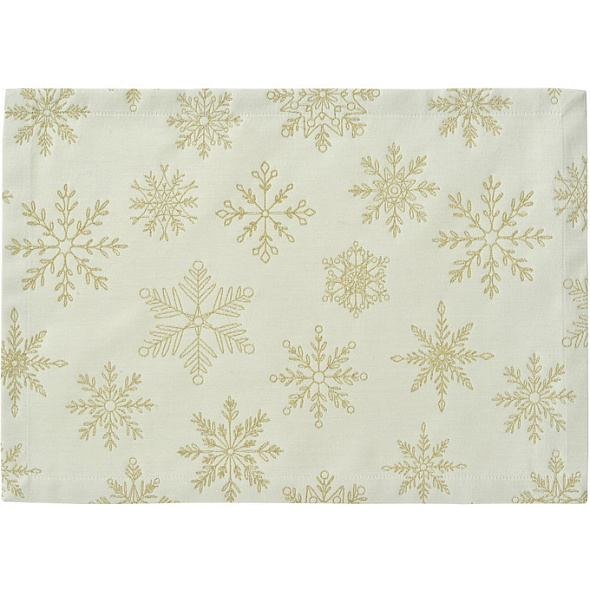 Салфетка под тарелку Cristallo Luce 35х50 см, цвет золото