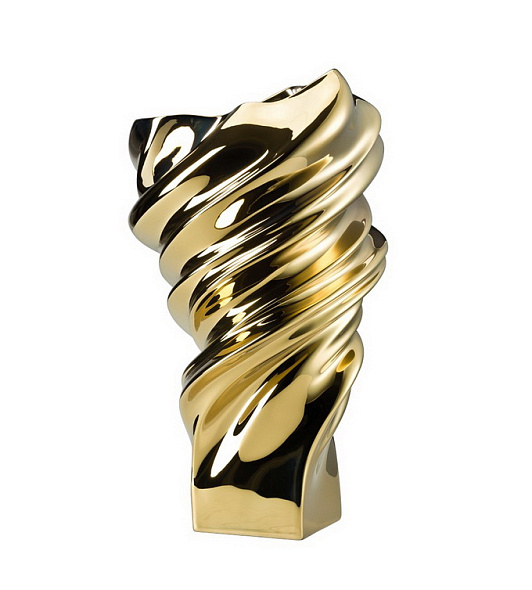 Ваза Squall 32 см, цвет золото
