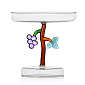 Блюдо на ножке "Виноград" Fruits & Flowers 14 см
