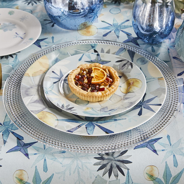 Тарелка салатная Atollo Cristalli 19 см, цвет в ассортименте