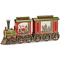 Фигурка музыкальная "Праздничный поезд" 48х20 см