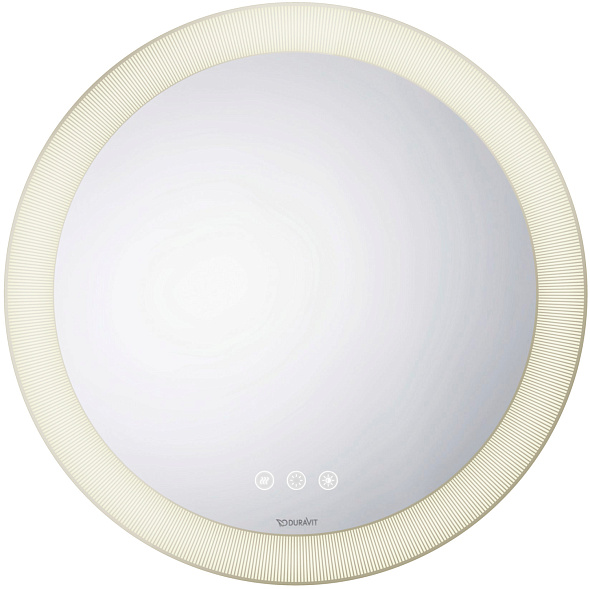 Зеркало Duravit Happy D.2 Plus 90х90, Radial, с подсветкой, с диммером