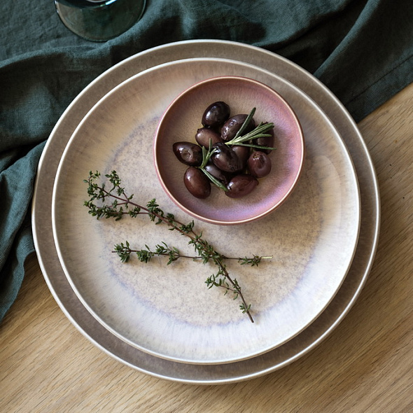 Тарелка столовая Perlemor Sand 27 см