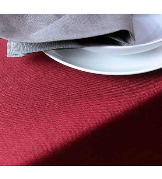 Скатерть прямоугольная Loft 150x300 см, цвет бургунди