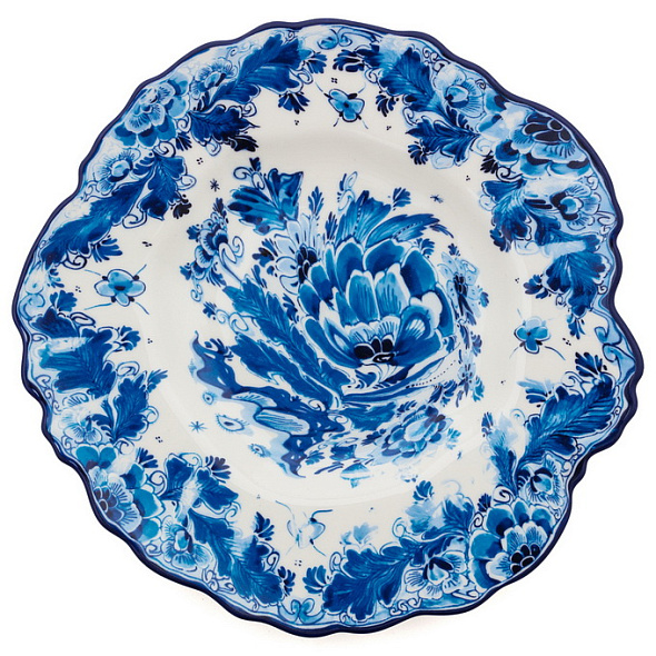 Тарелка салатная "Делфские розы" Classics on Acid 21 см