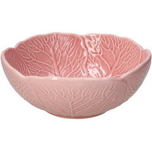 Салатник Relief Savoy 23 см, розовый